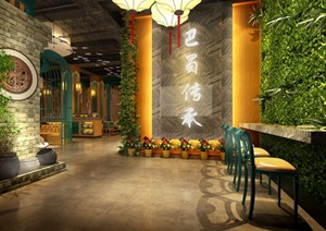 详细的原生态餐馆详细的设计jpg效果图