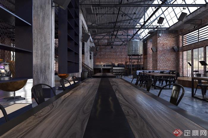 详细的完整啤酒工厂餐饮空间设计jpg效果图