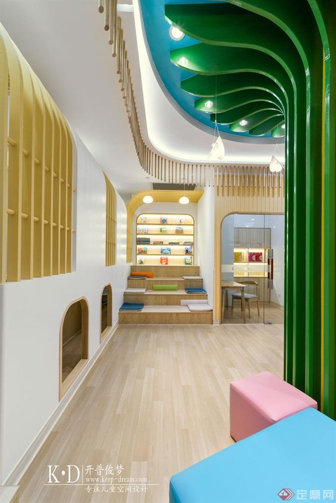 开普俊梦儿童空间设计——托育中心设计 绘本区设计
