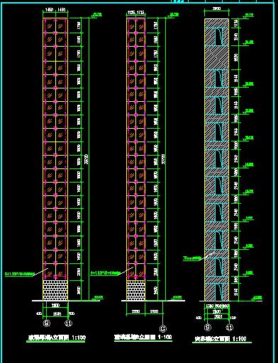 旧楼安装电梯钢结构施工图(4)