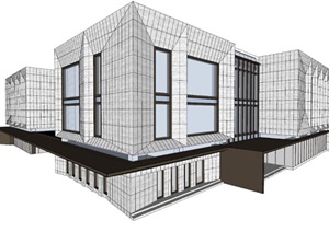现代售楼处方案SU(草图大师)设计模型