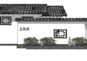 一个新中式公厕 (22)模型