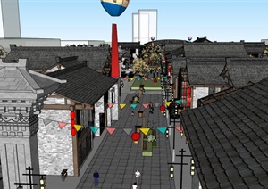旅游文化主题商业街概念方案设计