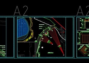 水上乐园（木栈桥）标准CAD施工图