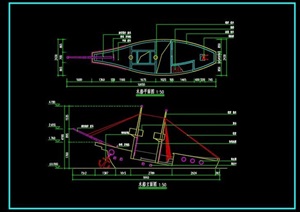 水上乐园（木船)标准CAD施工图