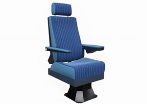 飞机飞行员座椅3D模型