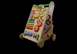 室内儿童玩具推手3D模型