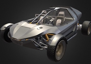 未来交通科幻车3D模型