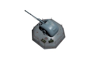 通用船只炮塔武器3D模型