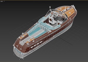里瓦兰博基尼号船3D模型